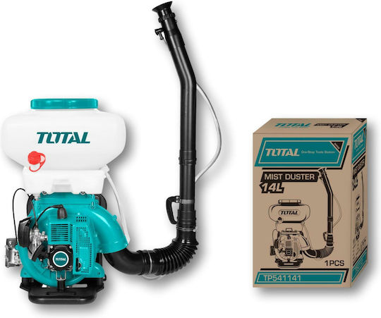 Total Ψεκαστήρας Πλάτης Βενζινοκίνητος 2.5hp με Χωρητικότητα 14lt