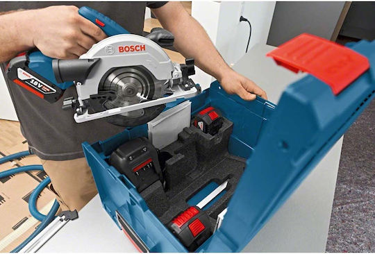 Bosch GKS 18 V-57 G Δισκοπρίονο 18V Solo με Σύστημα Αναρρόφησης