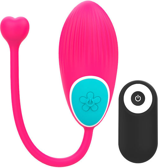 Dream Love Happy Loky Ocian Vibrator Egg with Remote Control 19.5cm Pink
