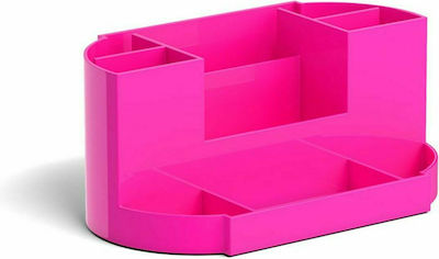 Plastic Organizator de birou în culoarea Fuchsia