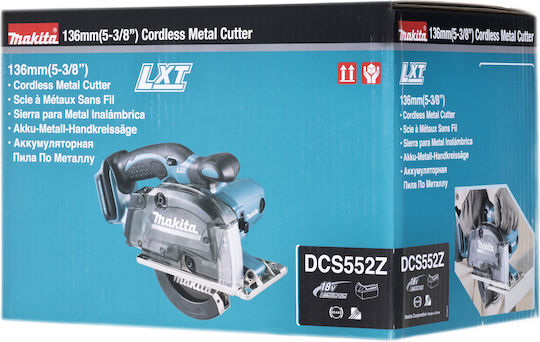 Makita DCS552Z Circular Saw 18V Solo with Dust Extraction System