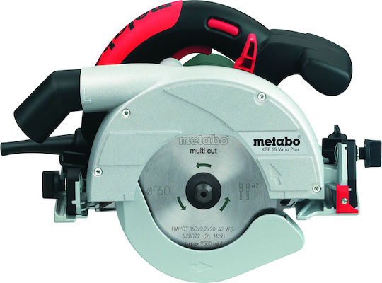 Metabo KSE 55 Vario Plus 1200W mit Geschwindigkeitsregelung und mit Absaugsystem