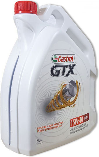 Castrol GTX Масло за Автомобили 15W-40 4лт