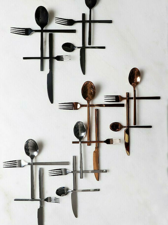 Espiel Inox Table Fork Black Divine 21.2cm