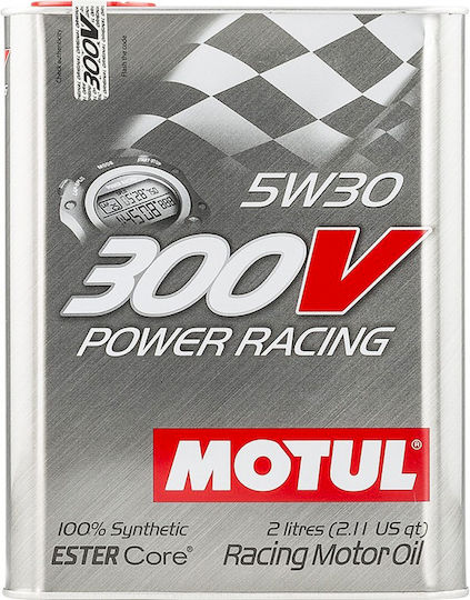 Motul 300V Power Racing Синтетичен Масло за Автомобили 5W-30 2лт