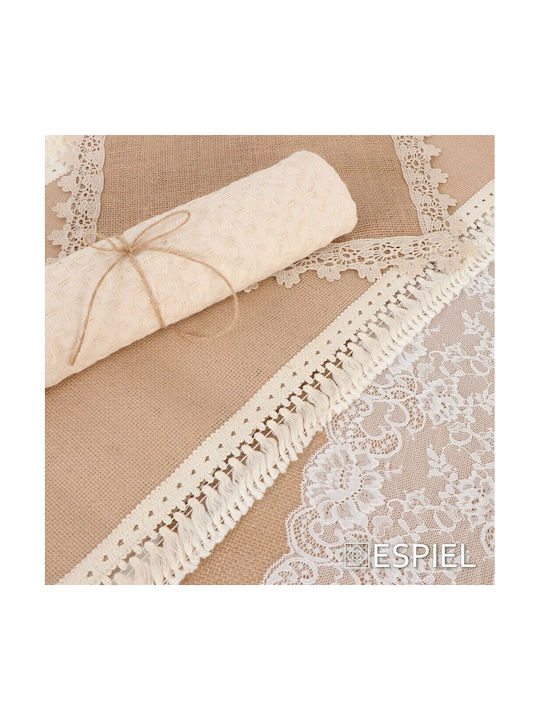 Espiel Fabric Placemat White 45x30cm