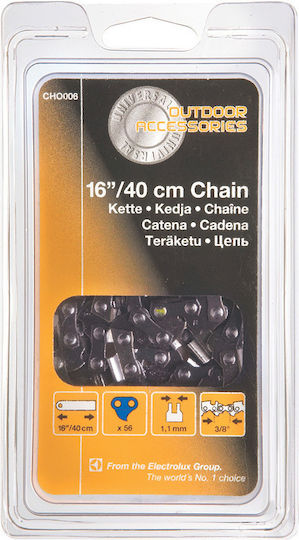McCulloch CHO026 Chainsaw Chain with Pitch 3/8", Gauge .050"-1.3mm & Number of Guides 55E