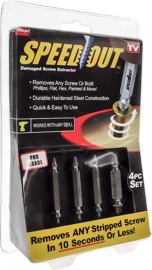 Speed Out Puller Set for Screws 4pcs
