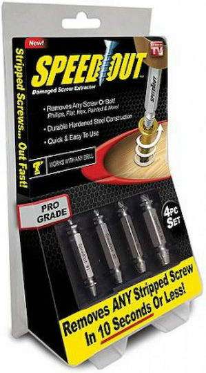 Speed Out Puller Set for Screws 4pcs