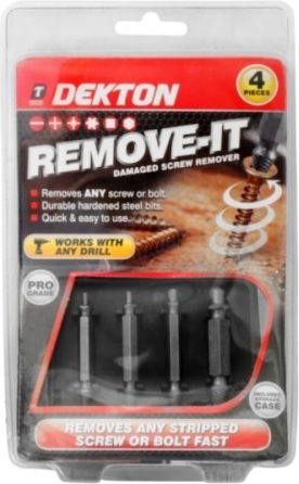 Dekton Σετ Εξωλκείς για Βίδες 4τμχ
