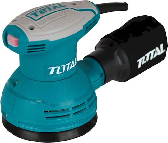 Total Έκκεντρο Τριβείο Χούφτας 125mm Ρεύματος 320W με Σύστημα Αναρρόφησης