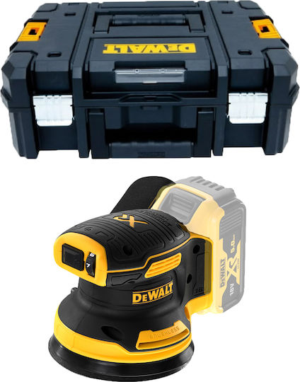 DEWALT Έκκεντρο Τριβείο 125mm Μπαταρίας 18V Solo με Ρύθμιση Ταχύτητας και με Σύστημα Αναρρόφησης