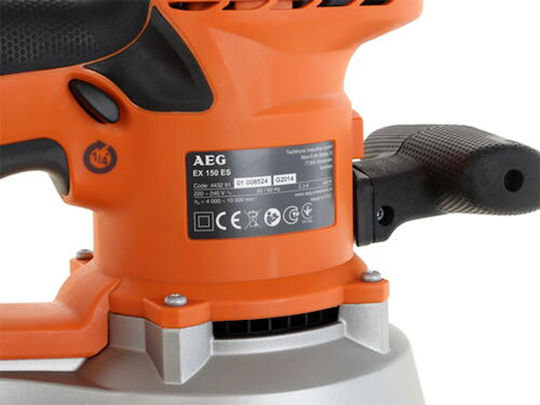 AEG Tools EX 150 ES Έκκεντρο Τριβείο Χούφτας 150mm Ρεύματος 440W με Ρύθμιση Ταχύτητας και με Σύστημα Αναρρόφησης