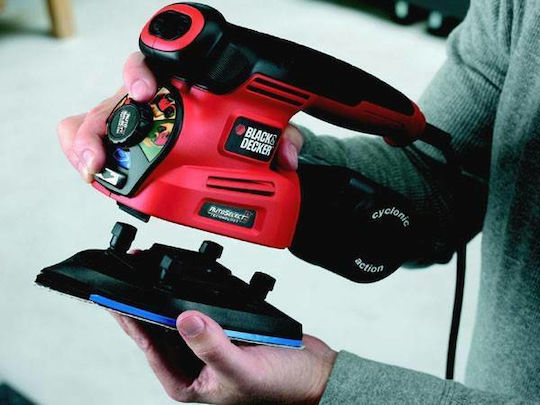 Black & Decker Πολυτριβείο Χούφτας 220W με Ρύθμιση Ταχύτητας και με Σύστημα Αναρρόφησης