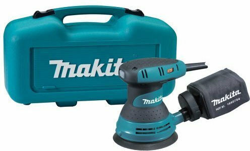 Makita Electric Eccentric Sander 125mm Electric 300W with Speed Control and with Suction System