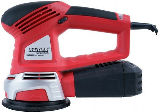 Raider RDP-RSA03 Ексцентрично Трибе 125мм Електрически 420W с Регулиране на Скоростта и със Система за Аспирация