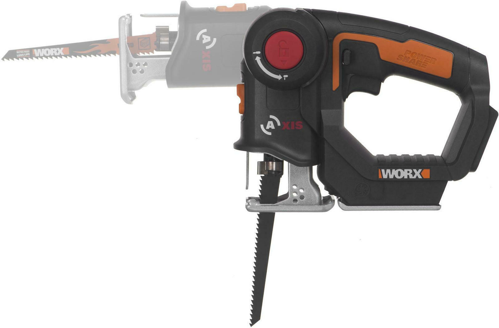 Worx Σπαθοσέγα WX550.9 20V Χωρίς Μπαταρία | Skroutz.gr