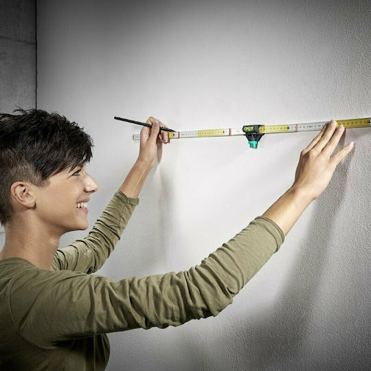 Wolfcraft 5222000 Kunststoff Wasserwaage mit 1 Auge