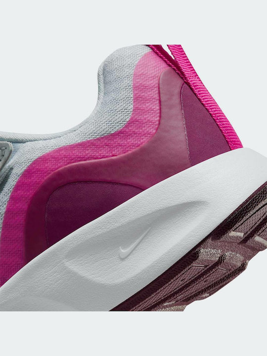 Wearallday Αθλητικά Παιδικά Παπούτσια Running με Σκρατς Γκρι
