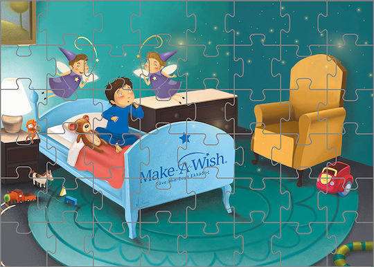 Παιδικό Puzzle Κάνε Μια Ευχή για 4+ Ετών 48pcs 50/50 Games