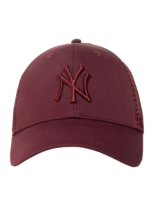 MLB New York Yankees Branson Γυναικείο Jockey με Δίχτυ Burgundy