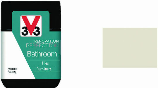 V33 Renovation Perfection Bathroom Χρώμα Μπεζ Cotton Veil 75ml 118083