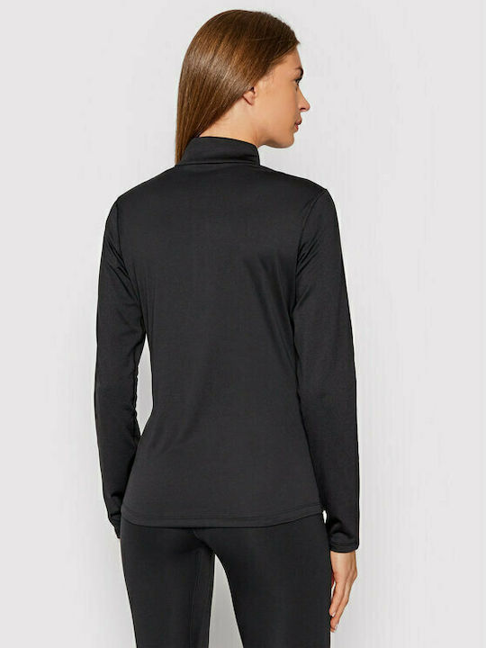 ASICS Core Women's Athletic Blouse Long Sleeve with Zipper Black