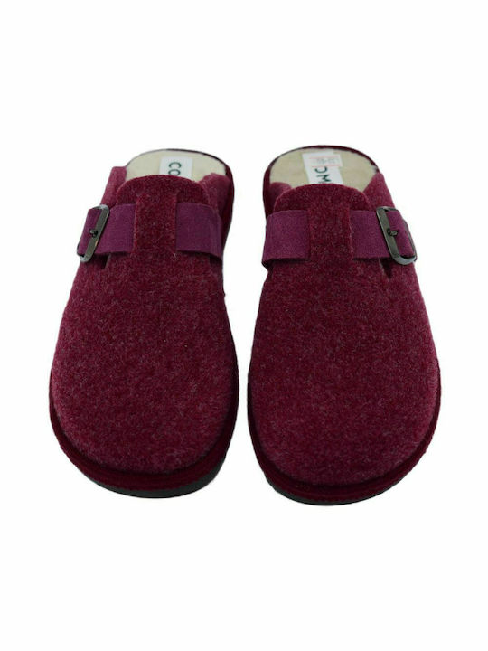 Comfy Anatomic Anatomic Women's Slippers In Burgundy Colour