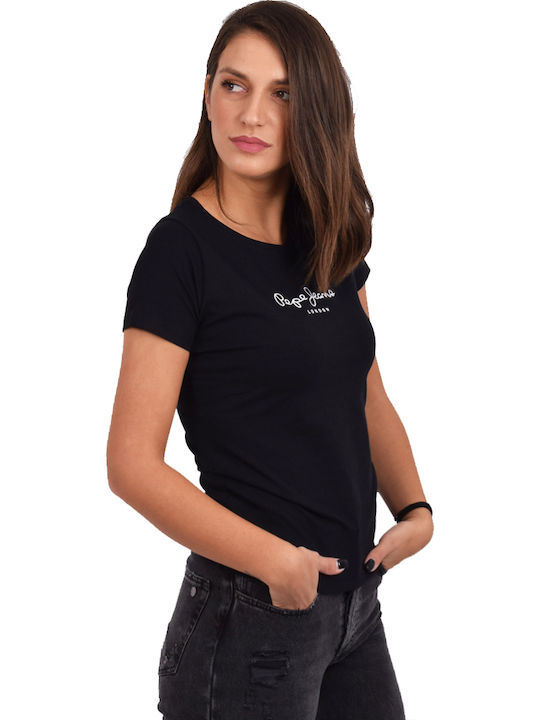 Virginia Bluze Damă T-shirt Negru