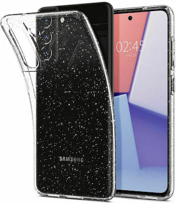 Spigen Liquid Crystal Glitter Coperta din spate Silicon Transparent (Galaxy S21 FE 5G - Galaxy S21 FE 5G) ACS03056