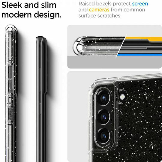 Spigen Liquid Crystal Glitter Back Cover Silicon Transparent (Galaxy S21 FE 5G - Galaxy S21 FE 5G)