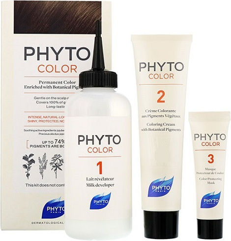 Phyto Phytocolor Βαφή Μαλλιών Χωρίς Αμμωνία 6.77 Μαρόν Ανοιχτό Καπουτσίνο 50ml