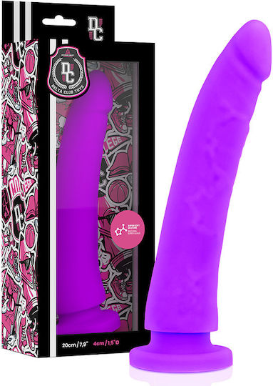 Delta Club Harness με Dildo 20cm σε χρώμα Purple