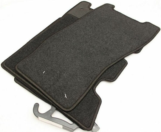 Petex Σετ Μπροστινά και Πίσω Πατάκια 4τμχ για Jeep Grand Cherokee 2004-2010 Μαύρα