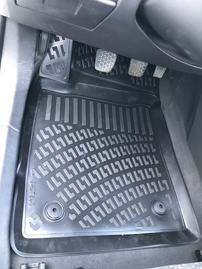 Rizline Set of Front and Rear Mats 4pcs Tray Type for Opel Vectra 2002-2009 Black