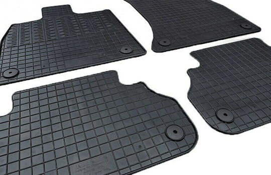 Cik Set of Front and Rear Mats 4pcs for Audi Q5 2017+ Black