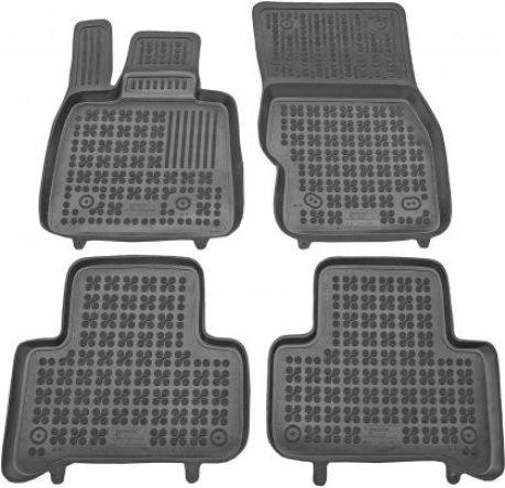 Rezaw Plast Μπροστινό Πατάκι Τύπου Σκαφάκι για Peugeot Traveller Toyota Proace (Verso) Citroen SpaceTourer 2014+ Μαύρο