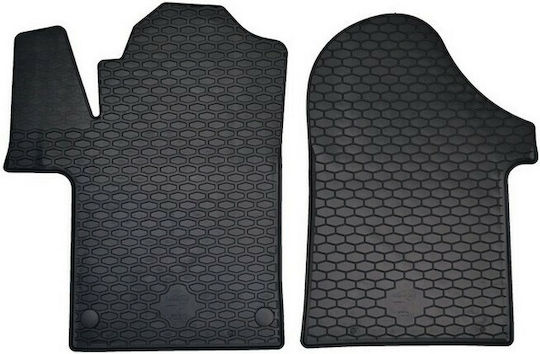 Petex Front Mats 2pcs for Mercedes-Benz Viano / Vito 2014 Black