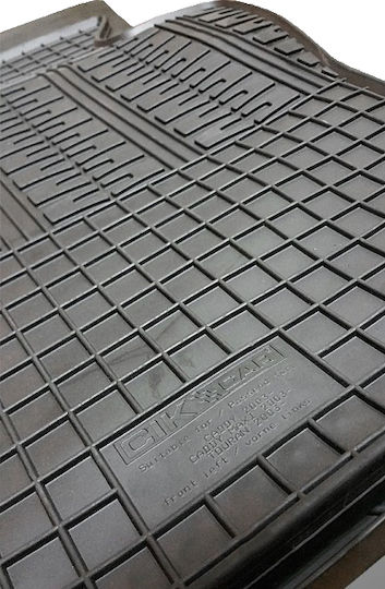 Cik Satz Vorder- und Hintermatten 4Stück aus Gummi für Volkswagen Touran 2003-2015 Schwarz