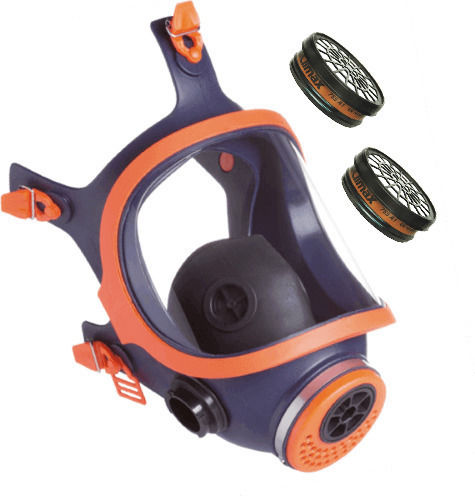 Climax Mask Full Face with A1 filters 732-N Orange