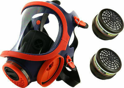 Climax Mask Full Face with ABEK1P3 filters 732-N Orange