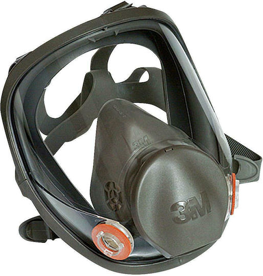 3M Mask Full Face without Filters 6800 Gray