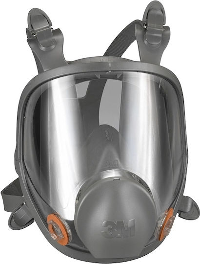 3M Mask Full Face without Filters 6900 Gray
