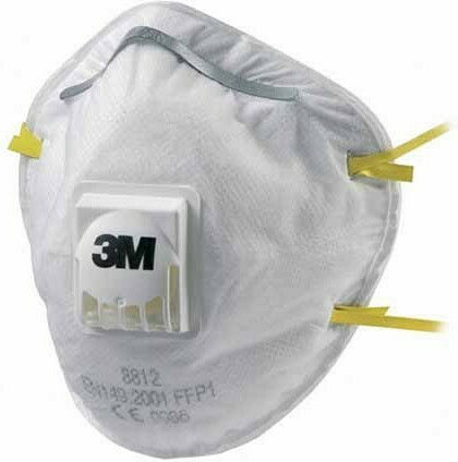3M Μάσκα Μισού Προσώπου με Φίλτρο Προστασίας FFP1 8812