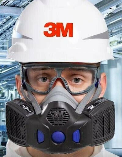 3M Mask Half Face with Replaceable Filters HF-800SD