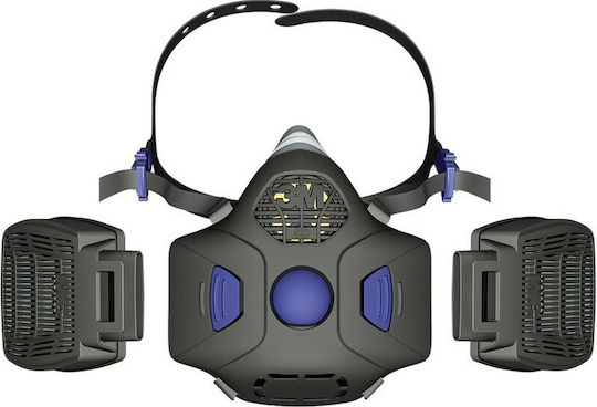 3M Mask Half Face with Replaceable Filters HF-800SD