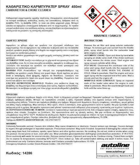 Flamingo Σπρέι Καθαρισμού Καρμπυρατέρ 450ml