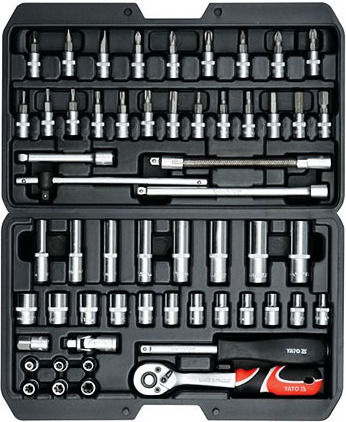 Yato Set Ratchet 1\4" 56pcs