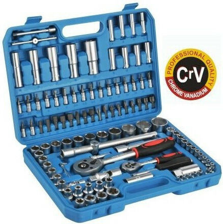 ZX Tools 27272 Ratschen- & Steckschlüssel-Sets 1\2" & 1\4" 108Stück