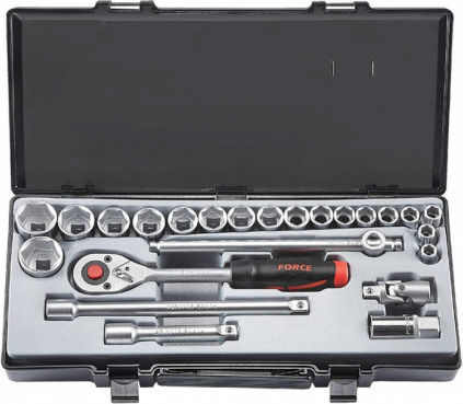 Force Set de chei tubulare și clichet 1\2" 24buc